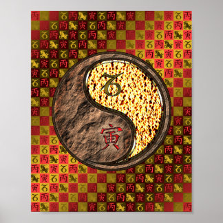 Capricorn & Fire Tiger Poster