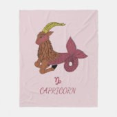 Capricorn Fleece Blanket (Vorderseite)