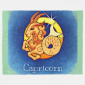 Capricorn Fleecedecke (Vorderseite (Horizontal))