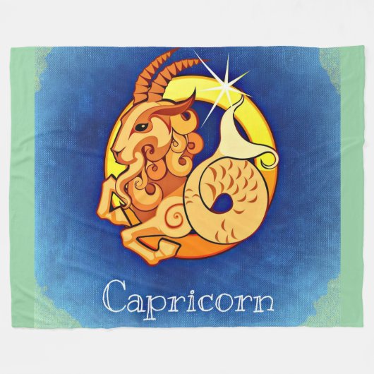 Capricorn Fleecedecke (Vorderseite (Horizontal))