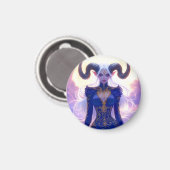 Capricorn-Frau Magnet (Vorderseite/Rückseite)