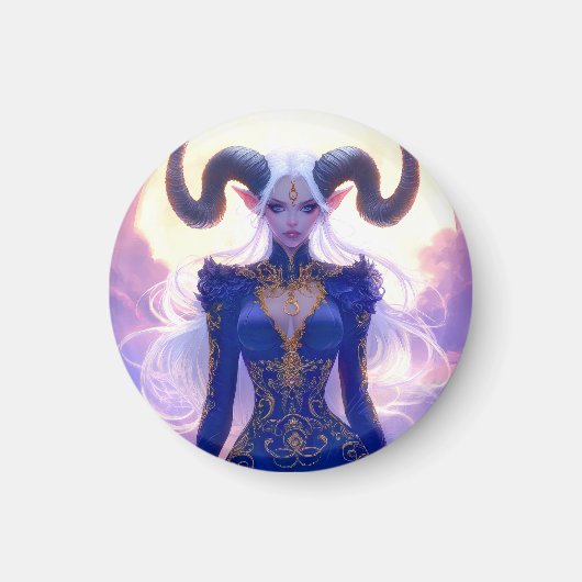 Capricorn-Frau Magnet (Vorne)