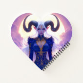 Capricorn-Frau Notizblock (Rückseite)