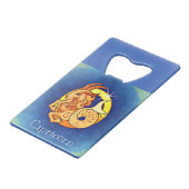 Capricorn Geldbeutel Flaschenöffner (Rückseite Schrägansicht)