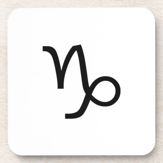 Capricorn Getränkeuntersetzer (Vorderseite)