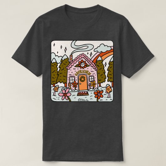 Capricorn Gingerbrei House T-Shirt (Design vorne)