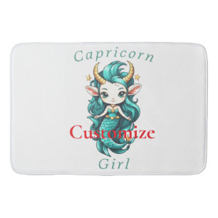 Capricorn Girl Mermaid Thunder_Cove Badematte
