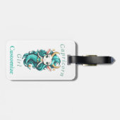 Capricorn Girl Mermaid Thunder_Cove Gepäckanhänger (Rückseite horizontal)