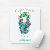 Capricorn Girl Mermaid Thunder_Cove Mousepad (Mit Mouse)
