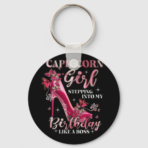 Capricorn Girl tritt in meinen Geburtstag ein wie Schlüsselanhänger