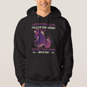 Capricorn Girl Zodiac Sign Astrologie Horoskop Cap Hoodie