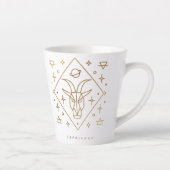 Capricorn Gold Glyph Tasse (Rechts)