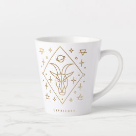 Capricorn Gold Glyph Tasse
