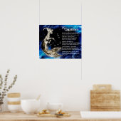 Capricorn-Gold-Merkmale Poster (Küche)