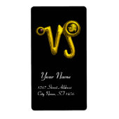 CAPRICORN GOLD ZODIAC BIRTHDAY JEWEL Black Onyx (Vorne)