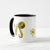 CAPRICORN GOLD ZODIAC SIGN JEWEL TASSE (Vorderseite Links)