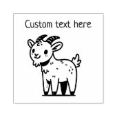 Capricorn Gummistempel (Prägung)