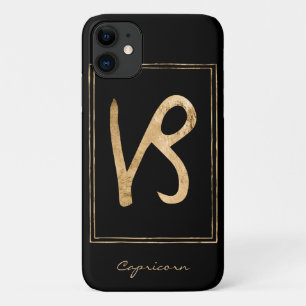 Capricorn Hammergold Zodiac Astrologie Geburtstag Case-Mate iPhone Hülle