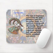 Capricorn-Herkunft Mousepad (Mit Mouse)