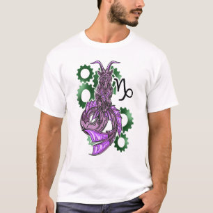 Capricorn Horoskop Inspiriert Capricorn Symbol Rel T-Shirt