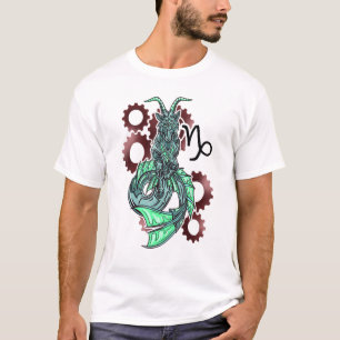 Capricorn Horoskop Inspiriert Capricorn Symbol Rel T-Shirt