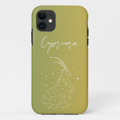 Capricorn-Horoskop-Sternzeichen Case-Mate iPhone Hülle (Rückseite)