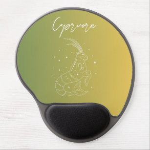 Capricorn-Horoskop-Sternzeichen Gel Mousepad