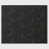 Capricorn-Horoskop-Sternzeichen Geschenkpapier (Flach)