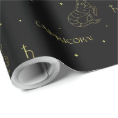 Capricorn-Horoskop-Sternzeichen Geschenkpapier (Rolleneckpunkt)