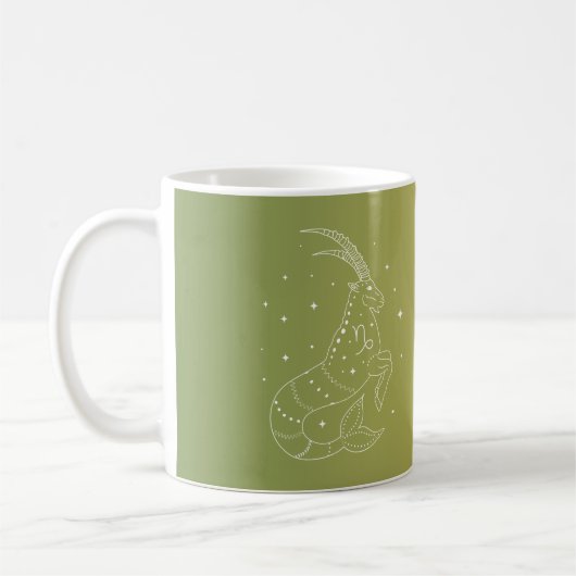 Capricorn-Horoskop-Sternzeichen Kaffeetasse (Links)