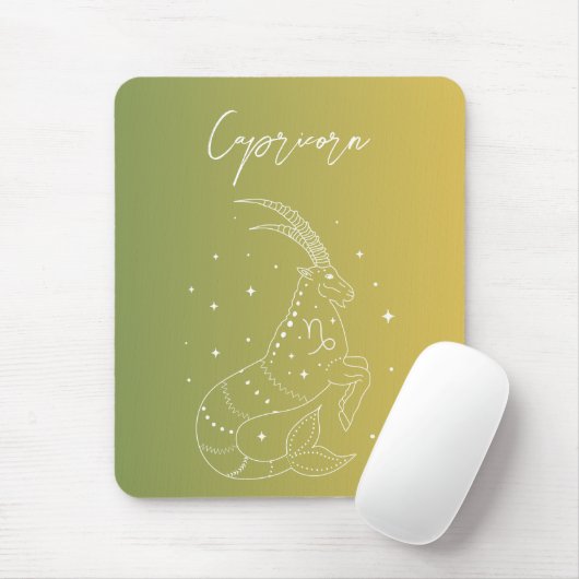 Capricorn-Horoskop-Sternzeichen Mousepad (Mit Mouse)
