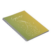 Capricorn-Horoskop-Sternzeichen Notizblock (Rechte Seite)
