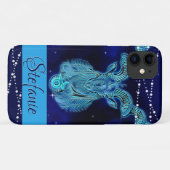 Capricorn in Dark Blue Case-Mate iPhone Case (Rückseite (Horizontal))
