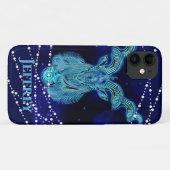 Capricorn in Dark Blue II Case-Mate iPhone Hülle (Rückseite (Horizontal))