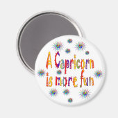 Capricorn ist Spaß Magnet (Vorderseite/Rückseite)