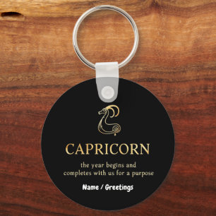 Capricorn-Jahr beginnt und endet mit uns Anpassbar Schlüsselanhänger