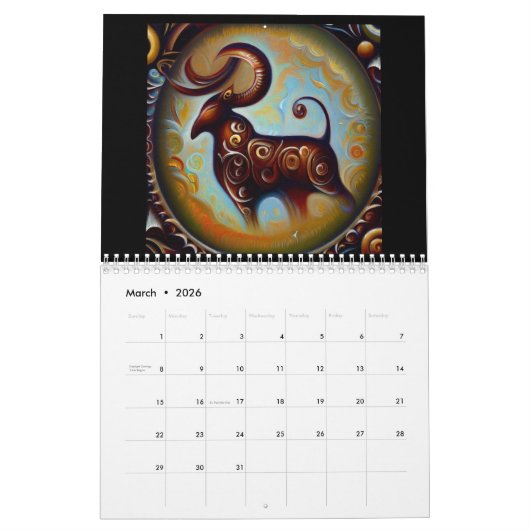 Capricorn Kalender (Mär 2026)