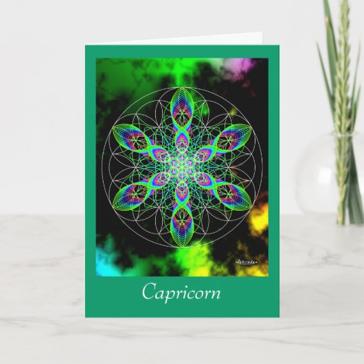 Capricorn Karte (Vorderseite)