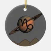 Capricorn Keramik Ornament (Vorne)