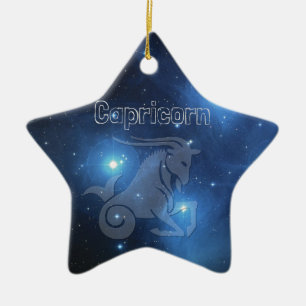 Capricorn Keramik Ornament