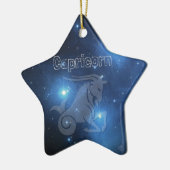 Capricorn Keramik Ornament (Links)