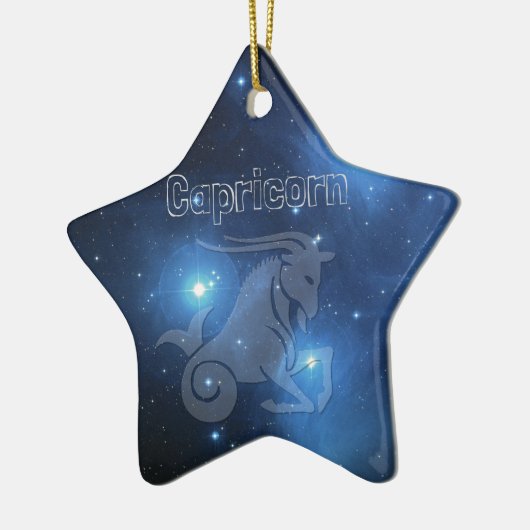 Capricorn Keramik Ornament (Links)