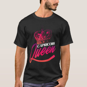 Capricorn Königin Astrologie Konstellation Geburts T-Shirt