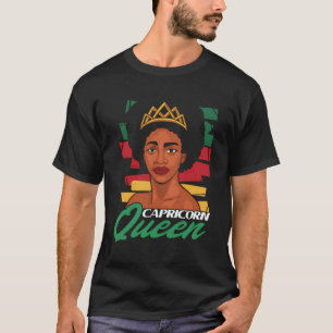 Capricorn Königin Astrologie Konstellation Geburts T-Shirt