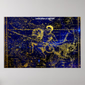 Capricorn-Konstellation Poster (Vorne)