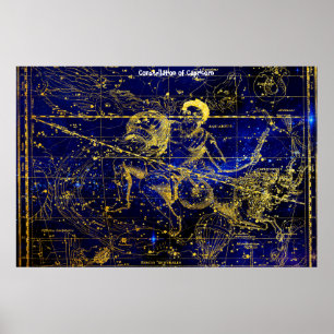 Capricorn-Konstellation Poster