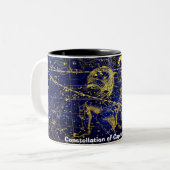 Capricorn-Konstellation Zweifarbige Tasse (Vorderseite Links)