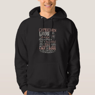 Capricorn Lady Astrology Zodiac Sign Capricorn Wom Hoodie