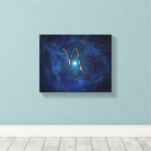 Capricorn Leinwanddruck (Insitu (Holzboden))