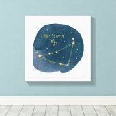 Capricorn Leinwanddruck (Insitu (Holzboden))